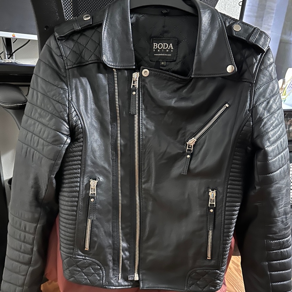 Leather nappa jacket Boda skins Us. xxs